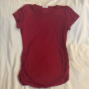 ⭐️ Red Short Sleeve Maternity T-Shirt